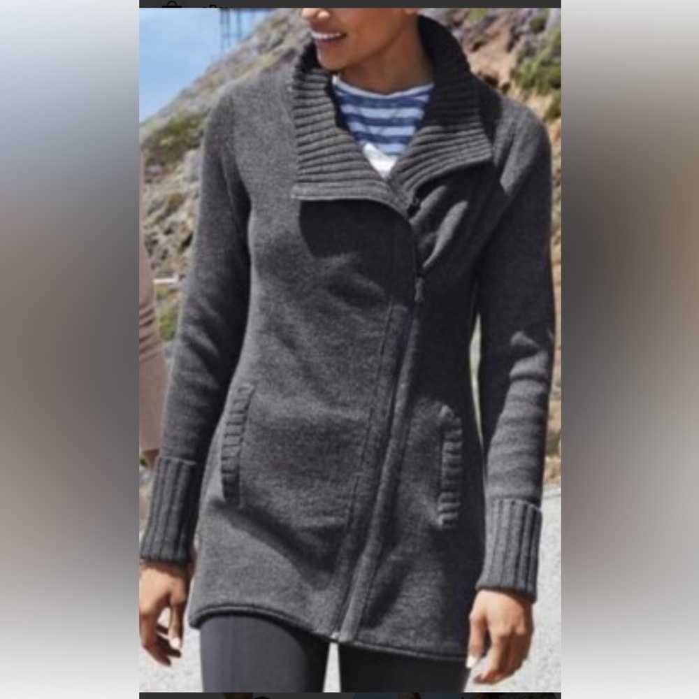 Athleta Charcoal Cardigan Sweater
Caja 5